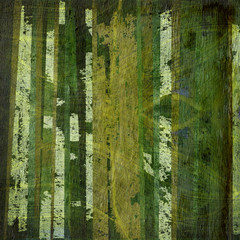 grunge green design on wood grain texture