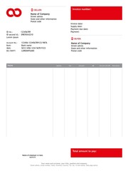 Invoice template