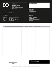 Invoice template