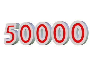 50000, elli bin sayısı