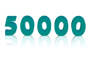 50000, elli bin sayısı