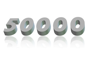 50000, elli bin sayısı