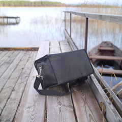 Abandoned Black Bag