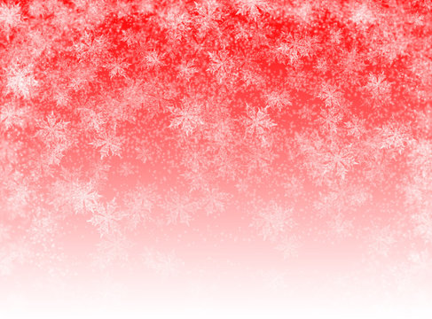 Red winter background 