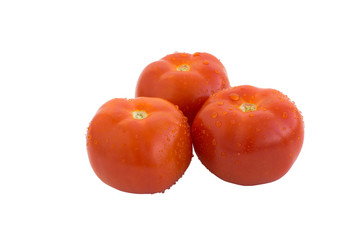 Tomato isolated on white