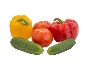 Healthy food vegetables. Organic vegetable produce close-up