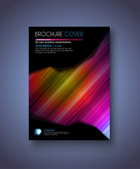 Brochure template, Flyer Design or Depliant Cover