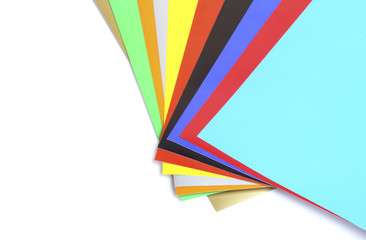 colored paper art background
