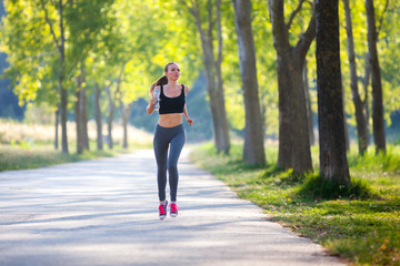 Fototapeta premium Jogging woman