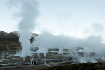 El Tatio Geyser Field at Dawn - Chile