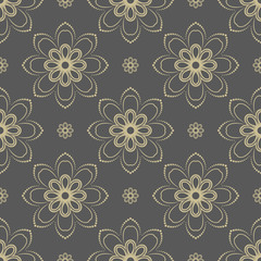 Floral Fine Seamless  Pattern