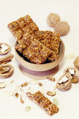 Nuts-and-honey bar