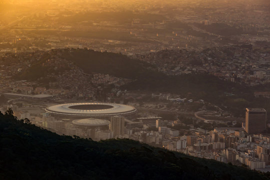 Aerial View Of Maracana Stadium