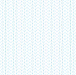 empty isometric grid seamless pattern