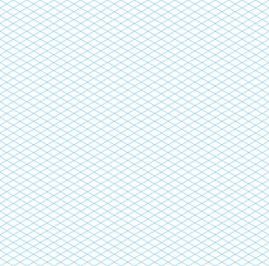 Empty Seamless Isometric Grid Pattern