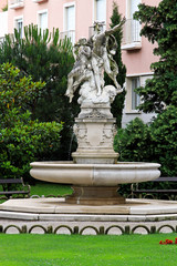 Obraz premium Opatija fountain