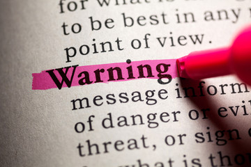 Warning