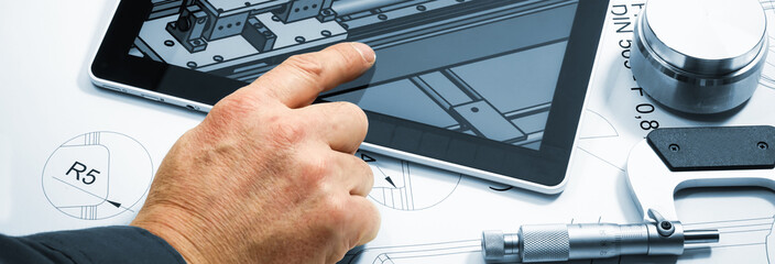 Konstruktionsbüro für Maschinenbau, Planung und Berechnung © Countrypixel