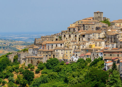 Altomonte town view, Italy.