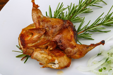 Grilled quail