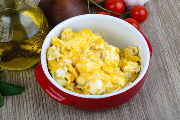 Scrambled eggs