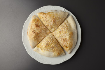 pizza bread with sussame