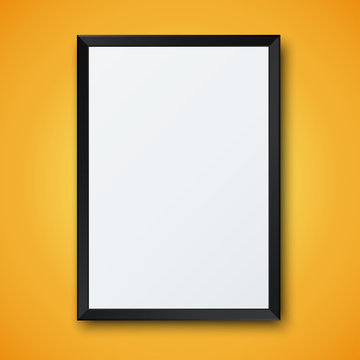 Vector modern frame with shadow