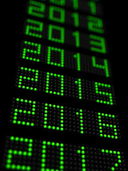Fototapeta premium New year 2016