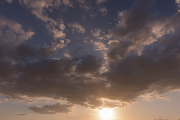 Sunset Sky Background