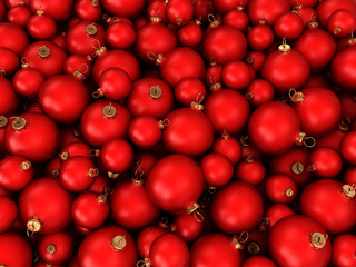 Red Christmas ball