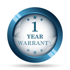 Obraz premium 1 year warranty icon