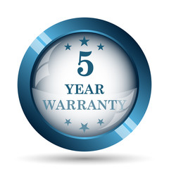 5 year warranty icon