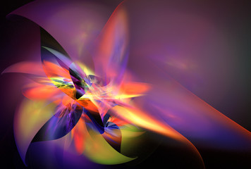 Abstract fractal background
