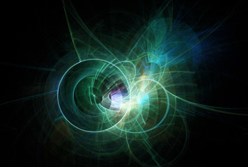 Abstract fractal background