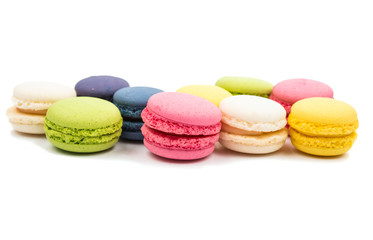 Colorful French Macarons