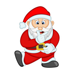 Santa Claus For Your Design Vector Illustration