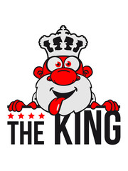 the king chef cool party funny comic cartoon