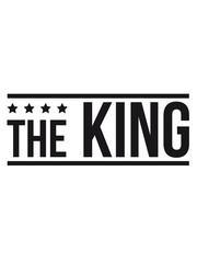 The King Chef party cool logo design