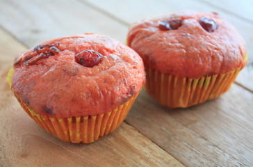 cranberry cup cake