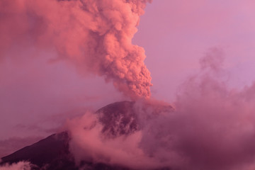 Powerful Eruption Of Tungurahua Volcano