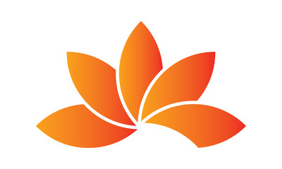 Fleur Lotus orange