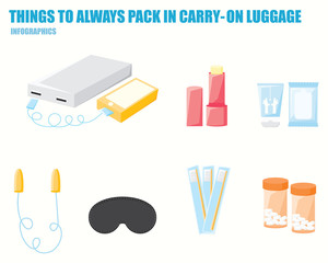 THINGS TO ALWAYS PACK IN YOUR CARRY ON LUGGAGE