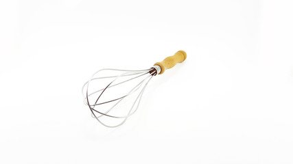 Wooden handle wire whip