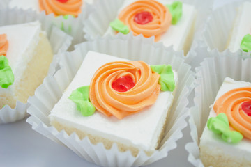 colorful cakes