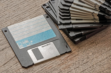 Used floppy diskttes