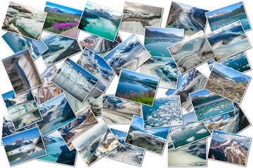 Alaska Glaciers collage