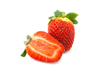 strawberry isolated on white background