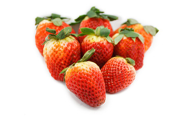 strawberry isolated on white background