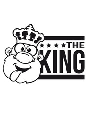 logo design chief the king party cool
