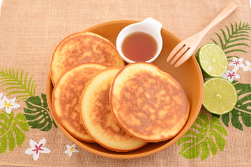 おいしそうなパンケーキ